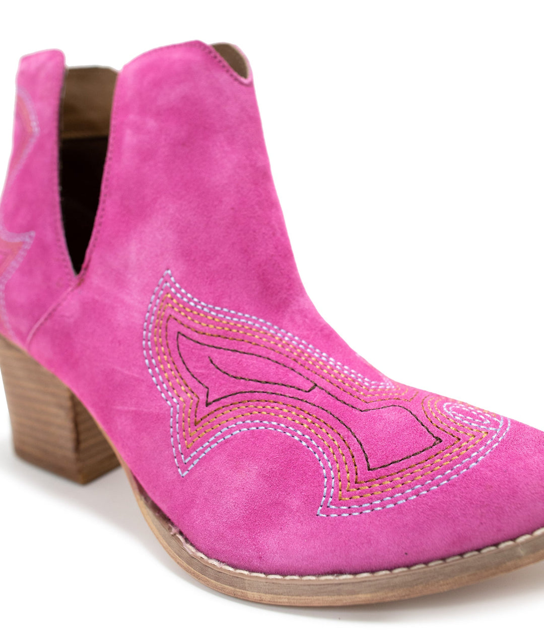 Journee Ankle Boots in Magenta-Shoes-Ave Shops-[option4]-[option5]-[option6]-[option7]-[option8]-Shop-Boutique-Clothing-for-Women-Online