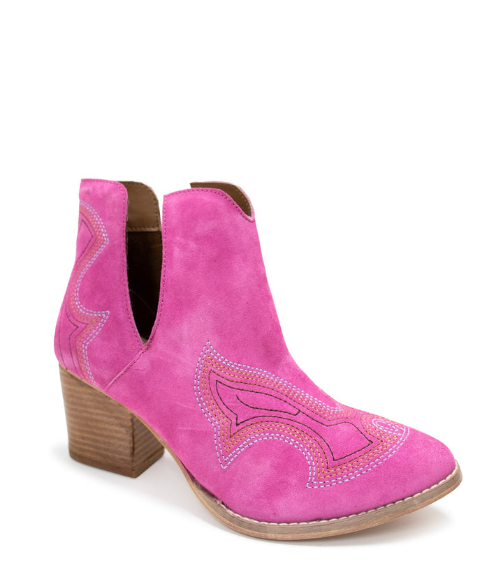 Journee Ankle Boots in Magenta-Shoes-Ave Shops-[option4]-[option5]-[option6]-[option7]-[option8]-Shop-Boutique-Clothing-for-Women-Online