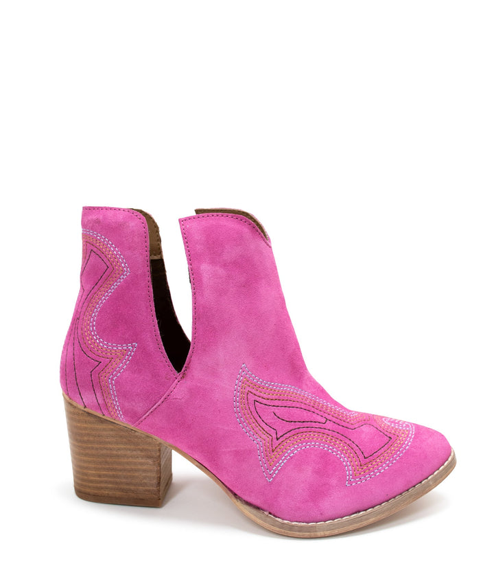 Journee Ankle Boots in Magenta-Shoes-Ave Shops-[option4]-[option5]-[option6]-[option7]-[option8]-Shop-Boutique-Clothing-for-Women-Online