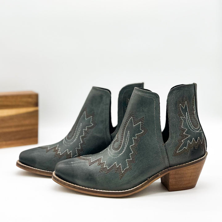 Kickin' Booties in Teal-Shoes-Ave Shops-[option4]-[option5]-[option6]-[option7]-[option8]-Shop-Boutique-Clothing-for-Women-Online