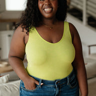 Fundamentals Ribbed Seamless Reversible Tank in Green-Tops-Ave Shops-[option4]-[option5]-[option6]-[option7]-[option8]-Shop-Boutique-Clothing-for-Women-Online