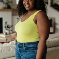 Fundamentals Ribbed Seamless Reversible Tank in Green-Tops-Ave Shops-[option4]-[option5]-[option6]-[option7]-[option8]-Shop-Boutique-Clothing-for-Women-Online