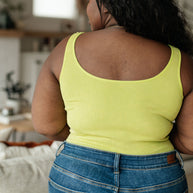 Fundamentals Ribbed Seamless Reversible Tank in Green-Tops-Ave Shops-[option4]-[option5]-[option6]-[option7]-[option8]-Shop-Boutique-Clothing-for-Women-Online