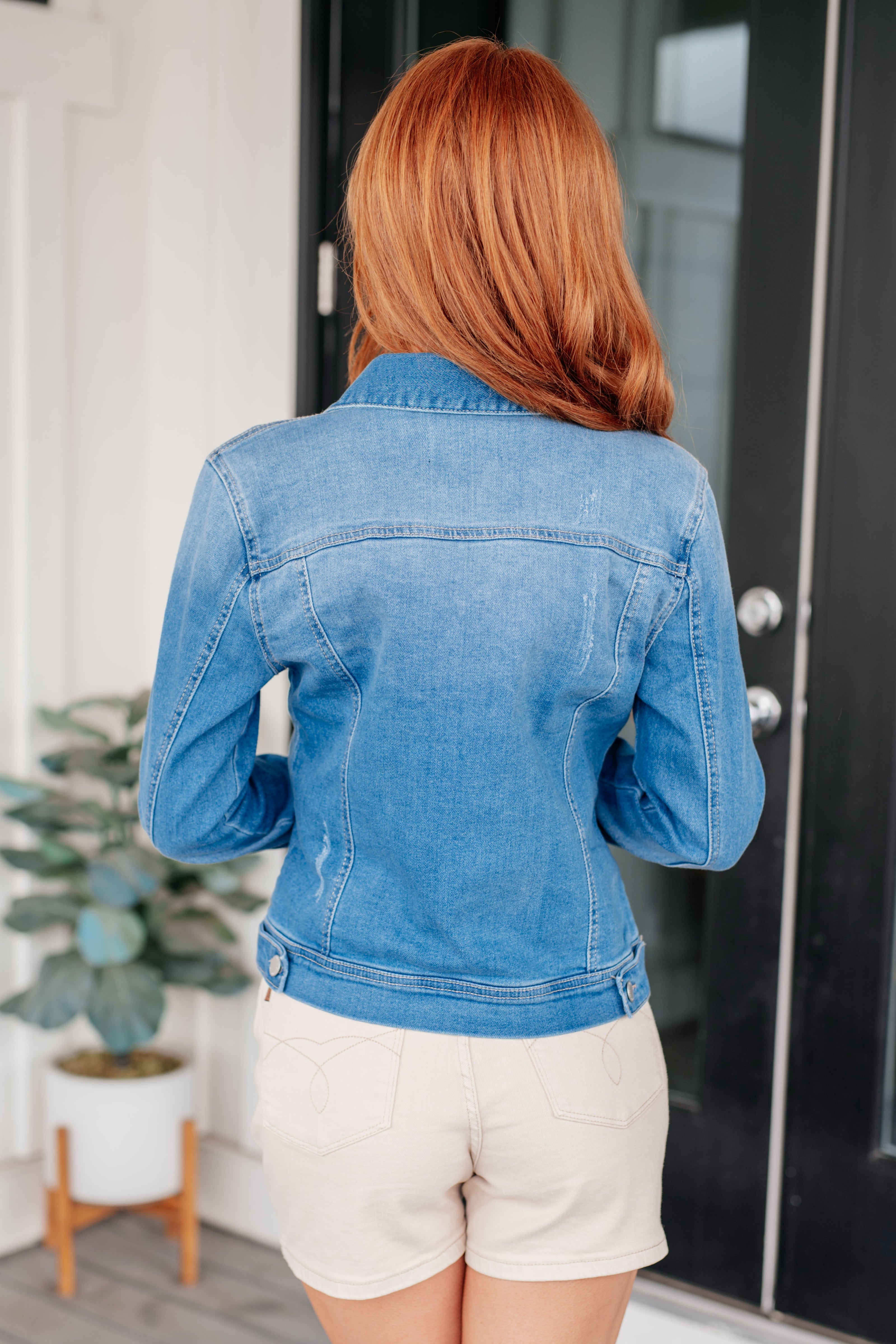 Every Occasion Denim Button Up Jacket-Denim-Ave Shops-[option4]-[option5]-[option6]-[option7]-[option8]-Shop-Boutique-Clothing-for-Women-Online