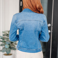 Every Occasion Denim Button Up Jacket-Denim-Ave Shops-[option4]-[option5]-[option6]-[option7]-[option8]-Shop-Boutique-Clothing-for-Women-Online