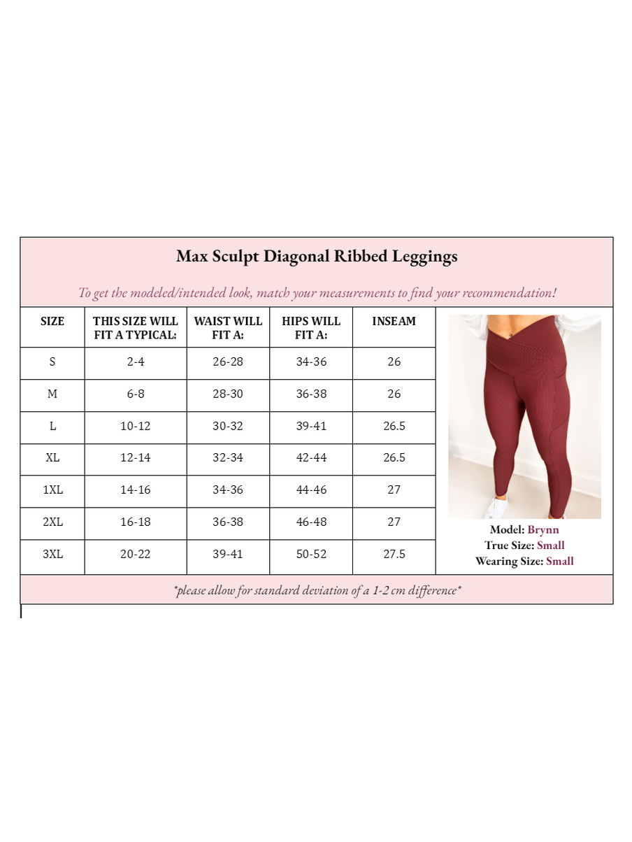 Molly Max Sculpt Ribbed Leggings - Regular-leggings-WLM Wholesale-[option4]-[option5]-[option6]-[option7]-[option8]-Shop-Boutique-Clothing-for-Women-Online
