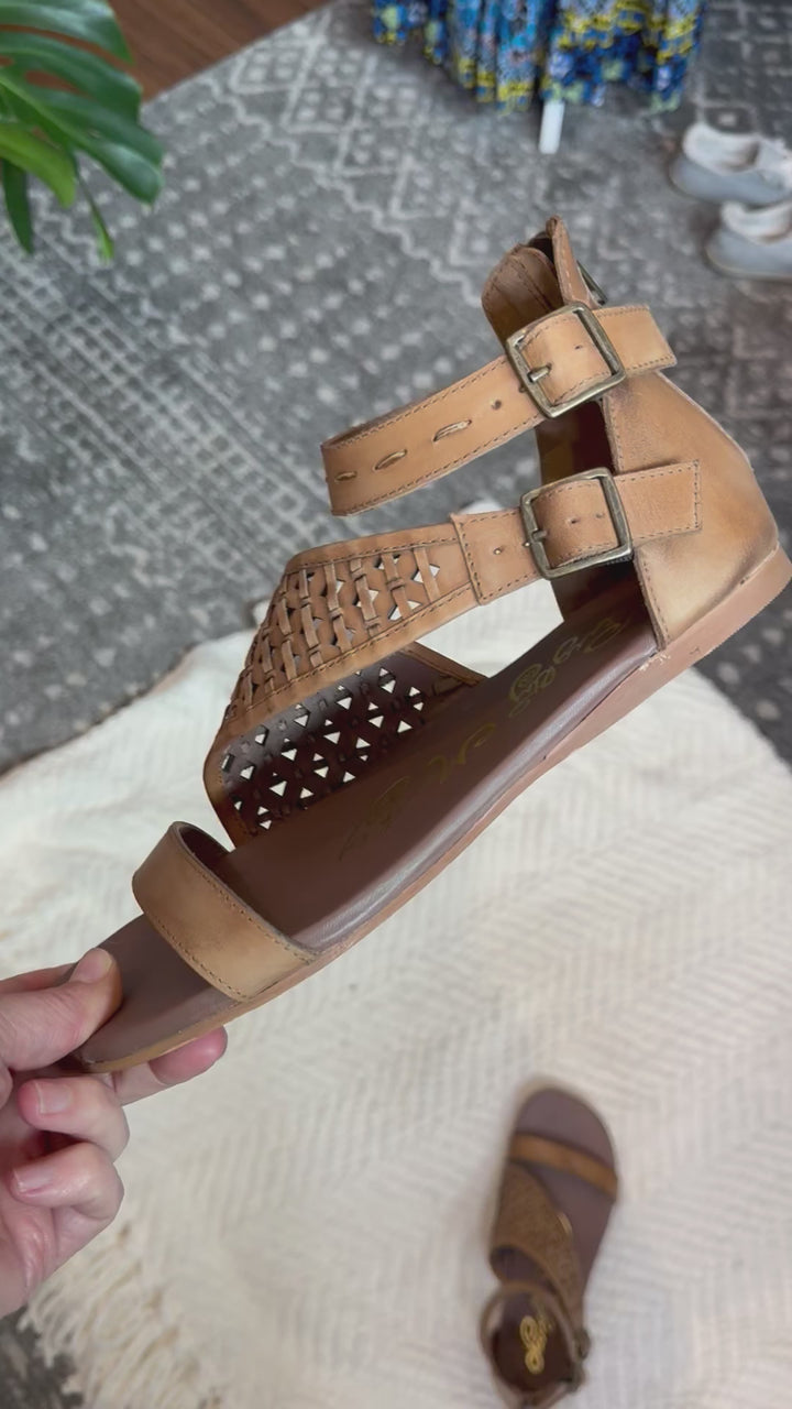 Naughty Monkey Nora Sandals in Brown