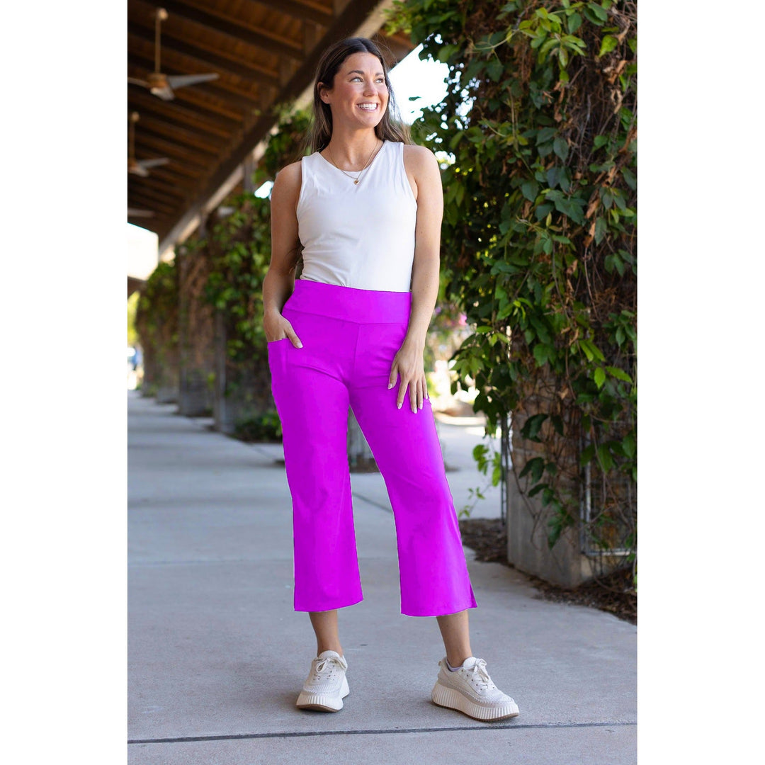 The Eva - High Waisted Gaucho Pants-JuliaRoseWholesale-[option4]-[option5]-[option6]-[option7]-[option8]-Shop-Boutique-Clothing-for-Women-Online