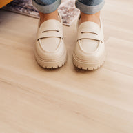 Penny For Your Thoughts Loafers in Bone-Shoes-Ave Shops-[option4]-[option5]-[option6]-[option7]-[option8]-Shop-Boutique-Clothing-for-Women-Online