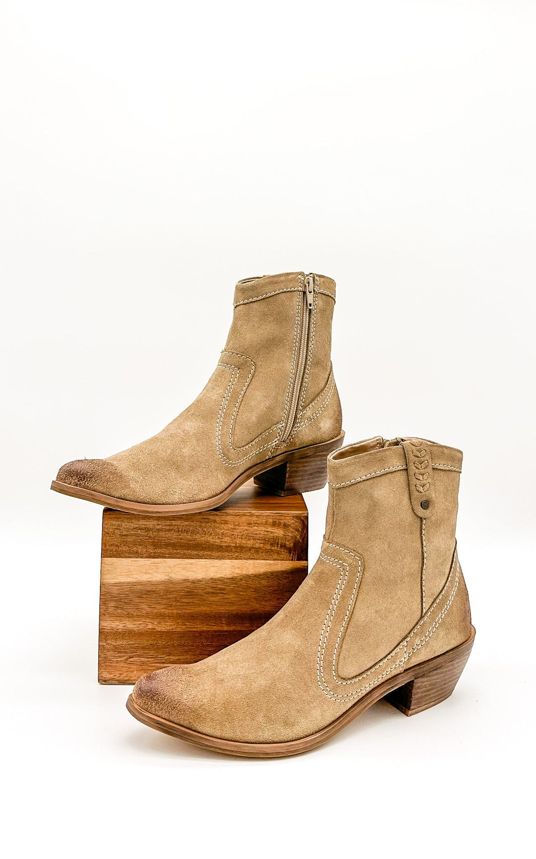 Smithy Suede Ankle Boot in Tan-Shoes-Ave Shops-[option4]-[option5]-[option6]-[option7]-[option8]-Shop-Boutique-Clothing-for-Women-Online