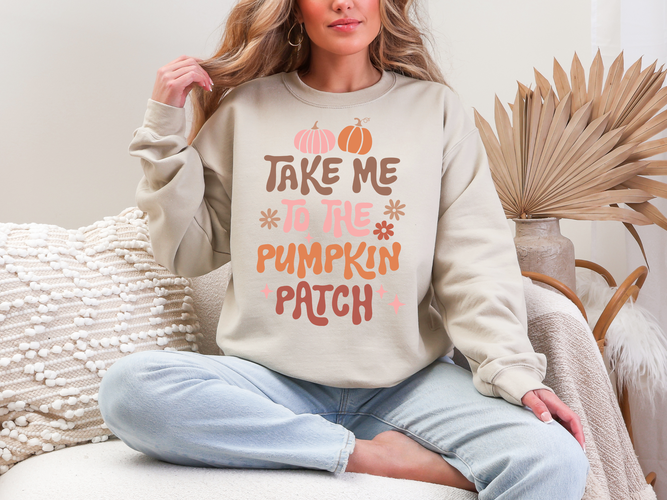 Take me To the Pumpkin Patch Sweatshirt in Multiple Colors-Womens-Ave Shops-[option4]-[option5]-[option6]-[option7]-[option8]-Shop-Boutique-Clothing-for-Women-Online