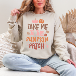 Take me To the Pumpkin Patch Sweatshirt in Multiple Colors-Womens-Ave Shops-[option4]-[option5]-[option6]-[option7]-[option8]-Shop-Boutique-Clothing-for-Women-Online
