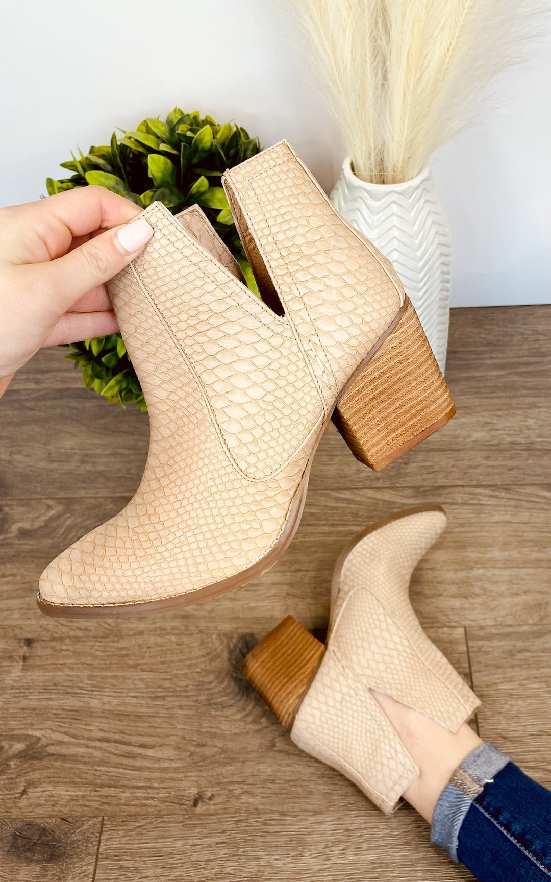 Tarim Bootie in Blush-Shoes-Ave Shops-[option4]-[option5]-[option6]-[option7]-[option8]-Shop-Boutique-Clothing-for-Women-Online