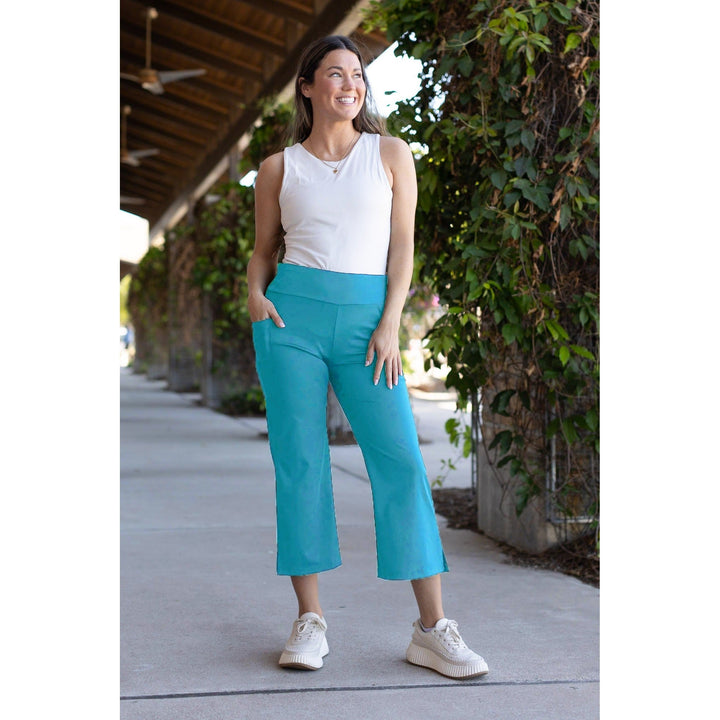 The Marie - High Waisted Gaucho Pants-JuliaRoseWholesale-OS (One Size) - Sizes 4-10-[option4]-[option5]-[option6]-[option7]-[option8]-Shop-Boutique-Clothing-for-Women-Online