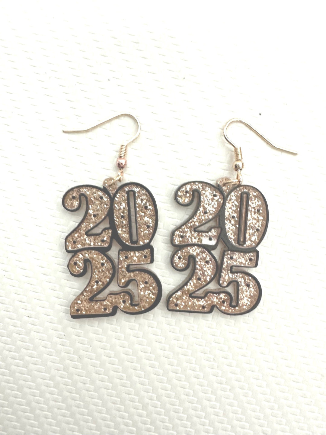 New Year's 2025 Gold Glitter Dangle Earrings-ICON-One Size Fits All-[option4]-[option5]-[option6]-[option7]-[option8]-Shop-Boutique-Clothing-for-Women-Online