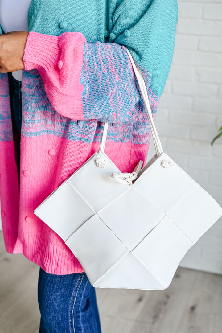 Woven Tote in White-Womens-Ave Shops-[option4]-[option5]-[option6]-[option7]-[option8]-Shop-Boutique-Clothing-for-Women-Online