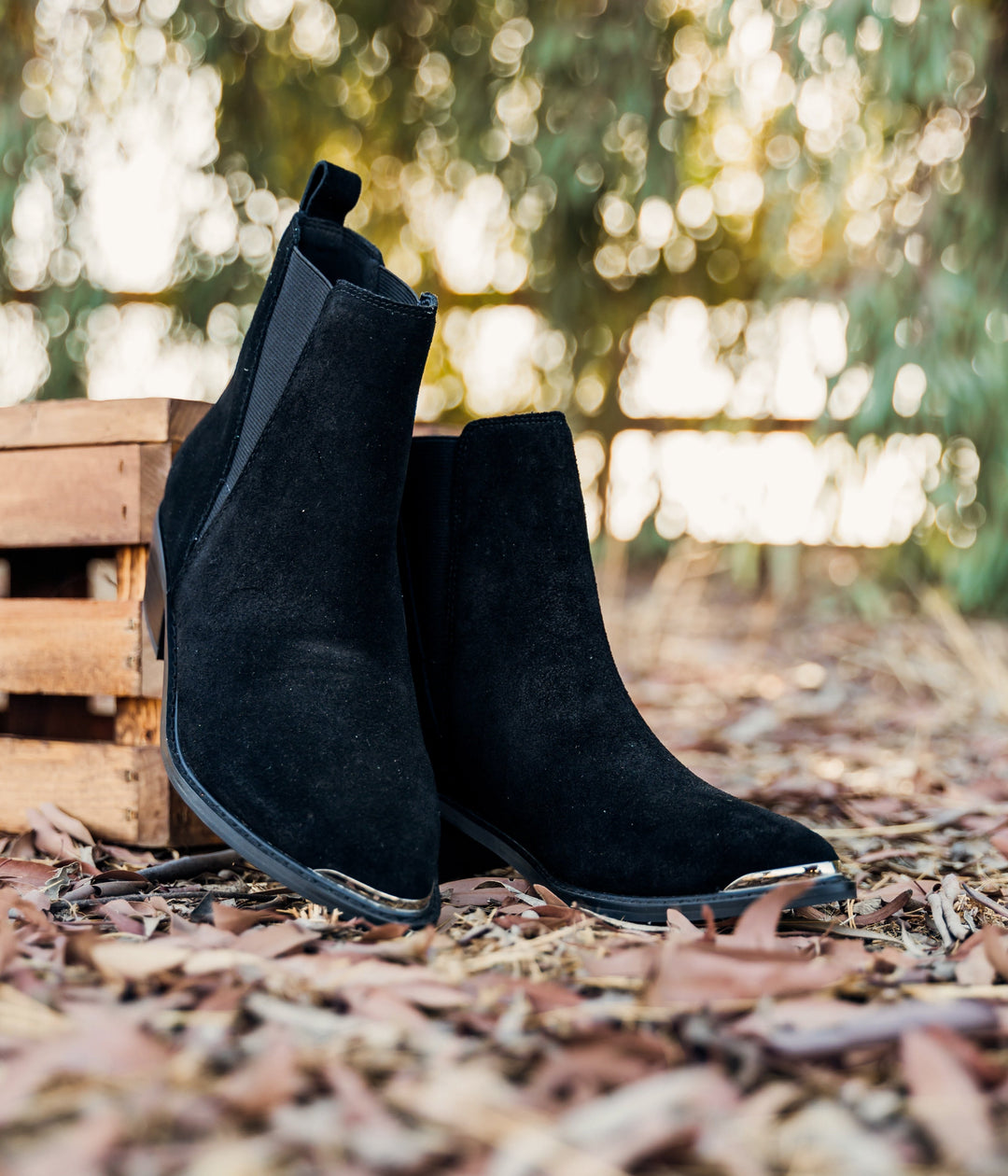 Wylie Suede Ankle Boot in Black-Shoes-Ave Shops-[option4]-[option5]-[option6]-[option7]-[option8]-Shop-Boutique-Clothing-for-Women-Online