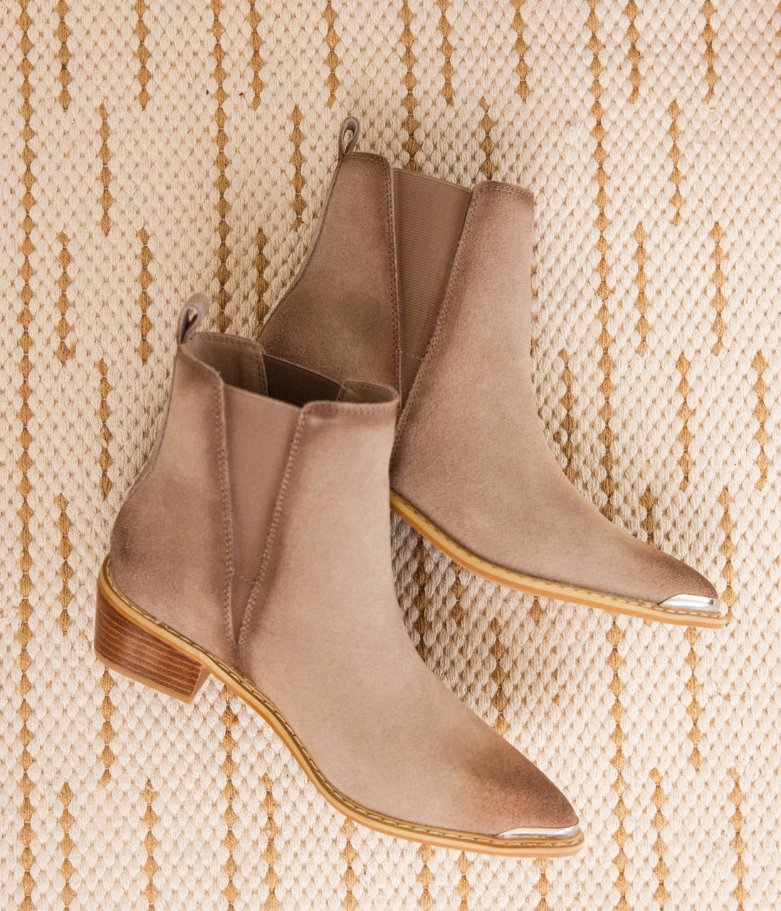 Wylie Suede Ankle Boot in Taupe-Shoes-Ave Shops-[option4]-[option5]-[option6]-[option7]-[option8]-Shop-Boutique-Clothing-for-Women-Online