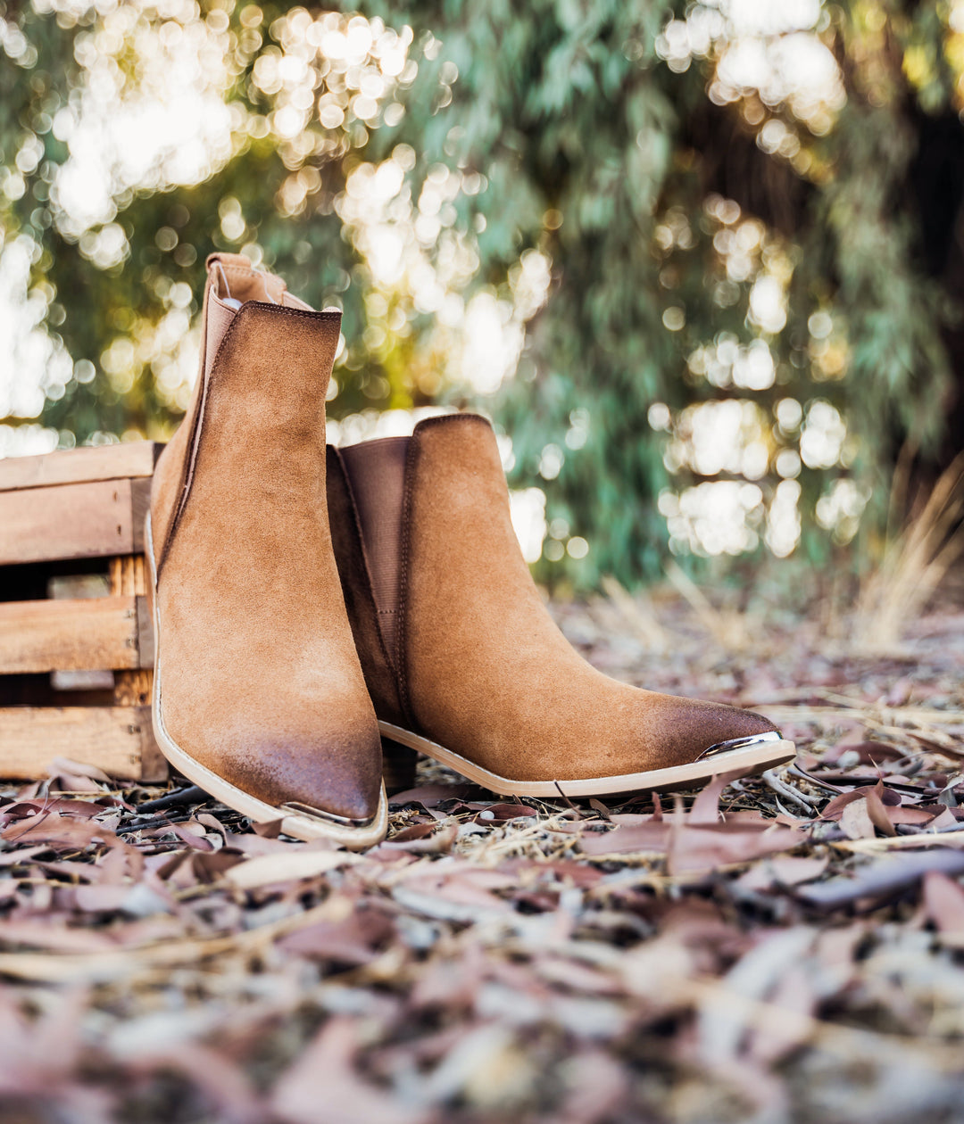 Wylie Suede Ankle Boot in Tan-Shoes-Ave Shops-[option4]-[option5]-[option6]-[option7]-[option8]-Shop-Boutique-Clothing-for-Women-Online