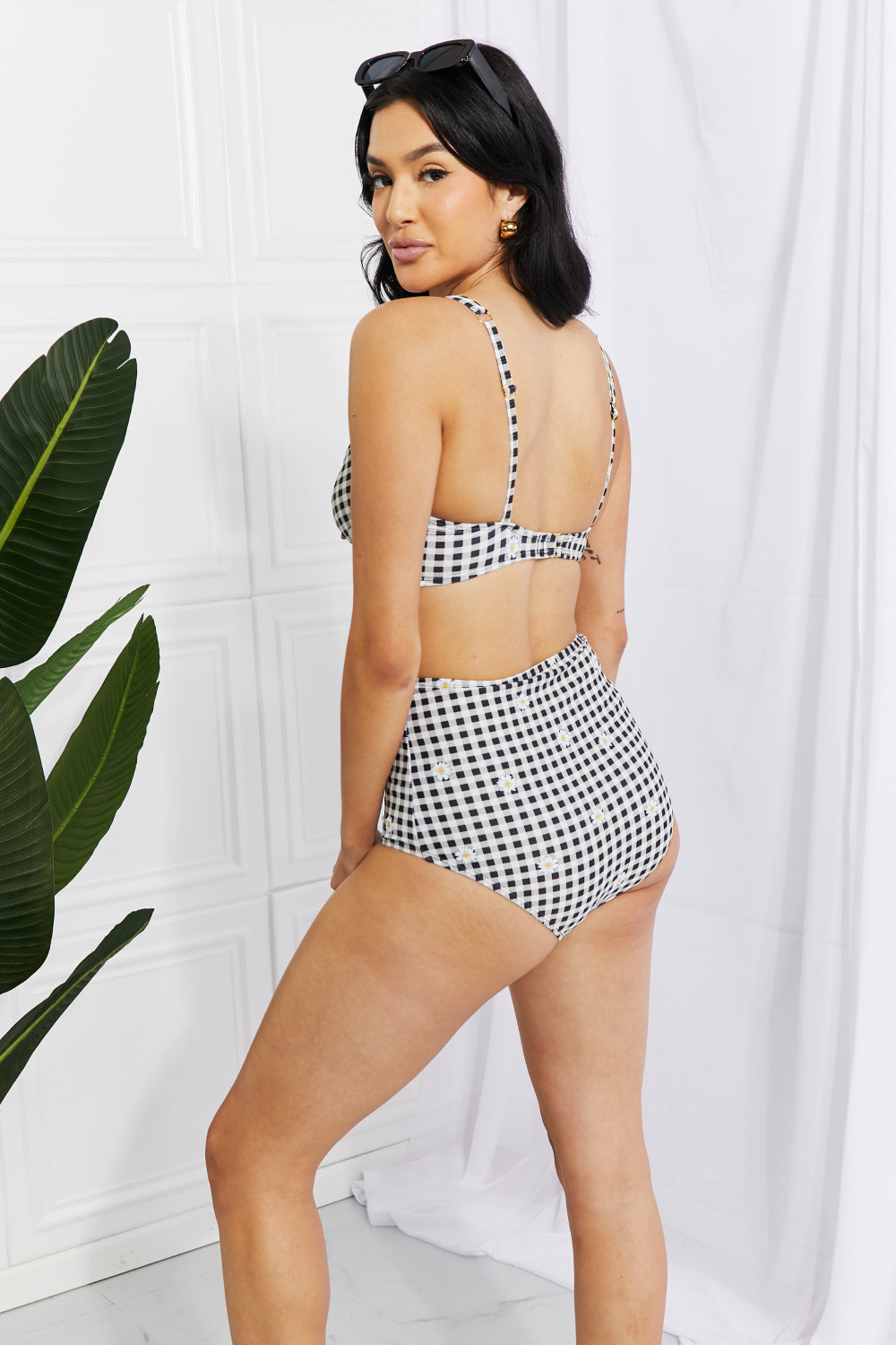 Marina West Swim Take A Dip Twist High-Rise Bikini in Black-Trendsi-[option4]-[option5]-[option6]-[option7]-[option8]-Shop-Boutique-Clothing-for-Women-Online