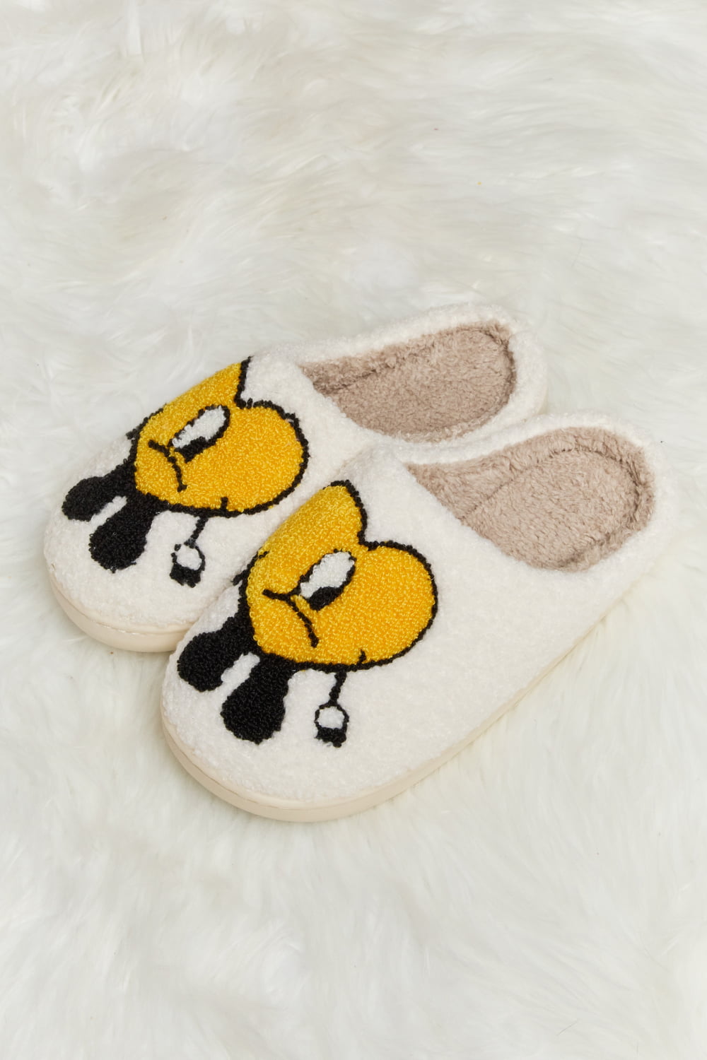 Melody Love Heart Print Plush Slippers-Trendsi-[option4]-[option5]-[option6]-[option7]-[option8]-Shop-Boutique-Clothing-for-Women-Online