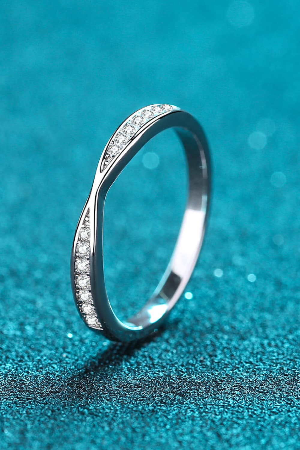 Moissanite Rhodium-Plated Ring-Trendsi-[option4]-[option5]-[option6]-[option7]-[option8]-Shop-Boutique-Clothing-for-Women-Online