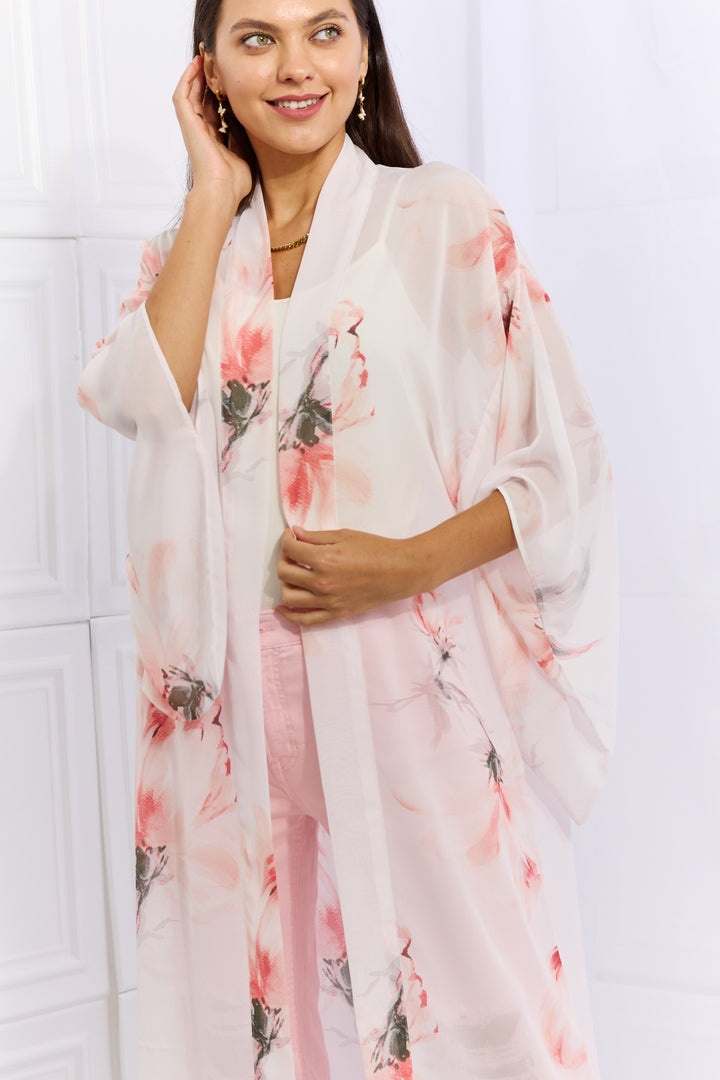 OneTheLand Pick Me Floral Chiffon Kimono Cardigan-Trendsi-[option4]-[option5]-[option6]-[option7]-[option8]-Shop-Boutique-Clothing-for-Women-Online