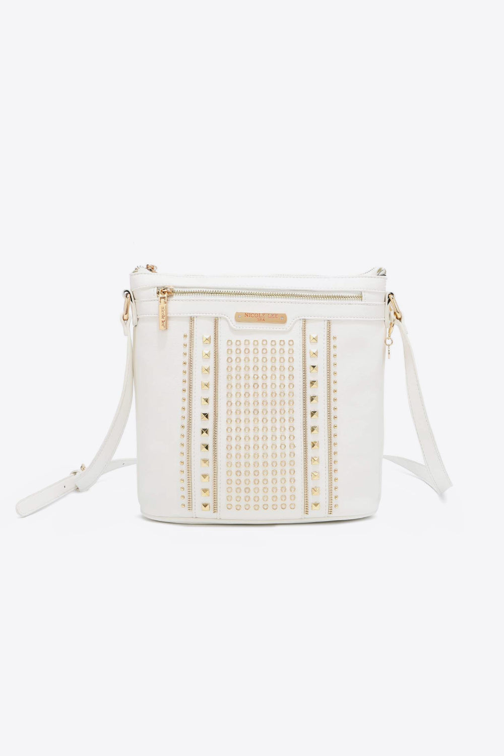 Nicole Lee USA Love Handbag-Trendsi-White-One Size-[option4]-[option5]-[option6]-[option7]-[option8]-Shop-Boutique-Clothing-for-Women-Online