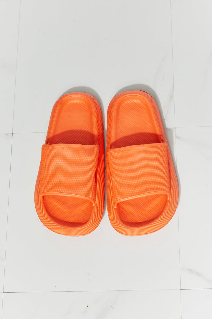 MMShoes Arms Around Me Open Toe Slide in Orange-Trendsi-[option4]-[option5]-[option6]-[option7]-[option8]-Shop-Boutique-Clothing-for-Women-Online