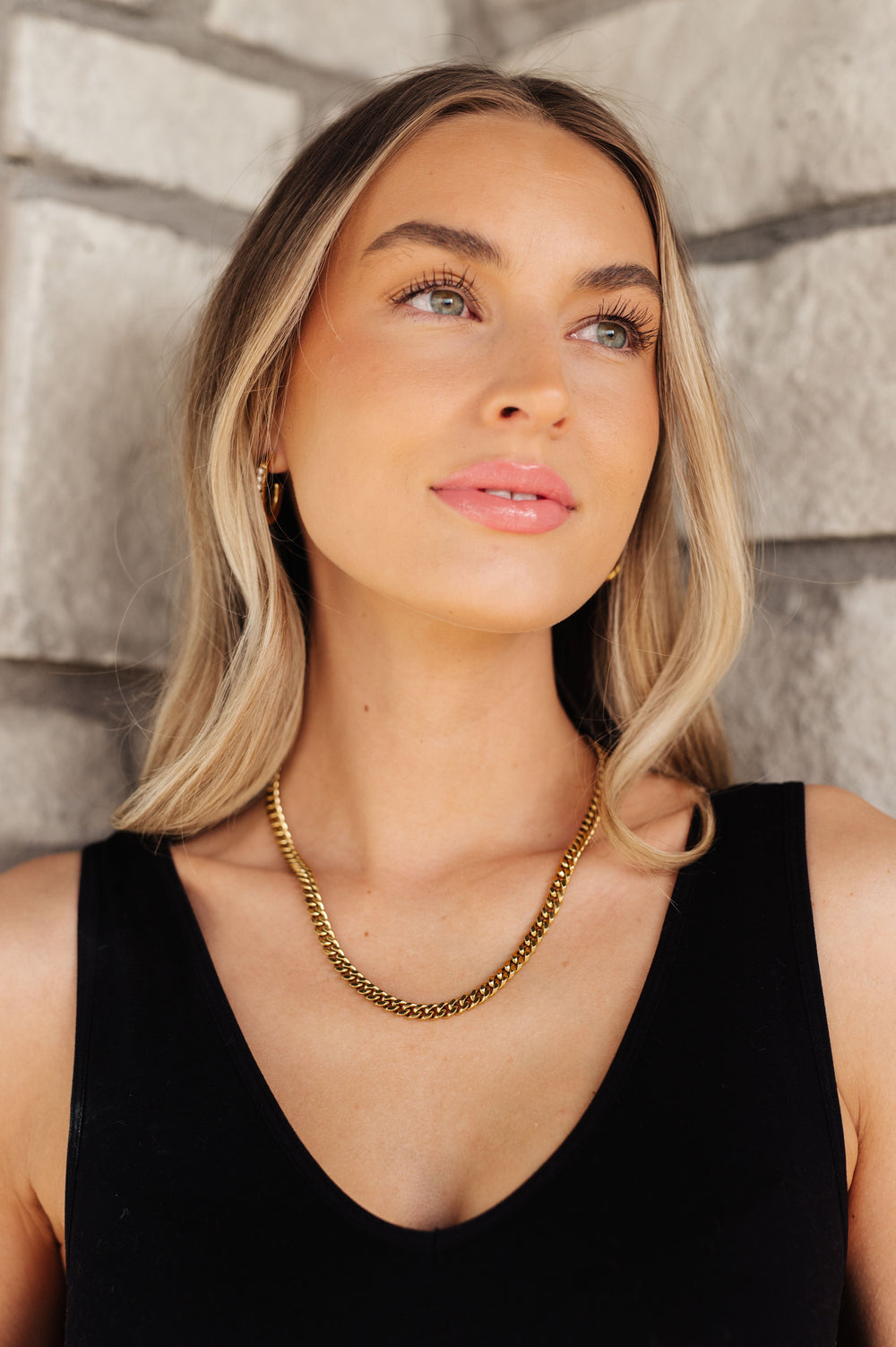 Chain Reaction Gold Plated Choker-Accessories-Ave Shops-OS-[option4]-[option5]-[option6]-[option7]-[option8]-Shop-Boutique-Clothing-for-Women-Online