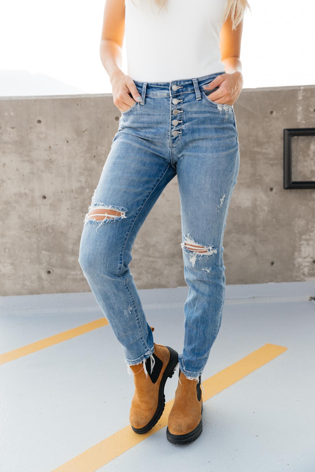 The Traveler Button Fly Denim-Womens-Ave Shops-[option4]-[option5]-[option6]-[option7]-[option8]-Shop-Boutique-Clothing-for-Women-Online