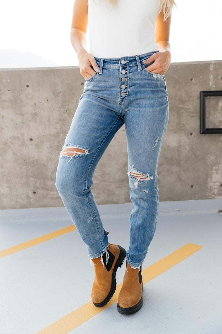 The Traveler Button Fly Denim-Womens-Ave Shops-[option4]-[option5]-[option6]-[option7]-[option8]-Shop-Boutique-Clothing-for-Women-Online