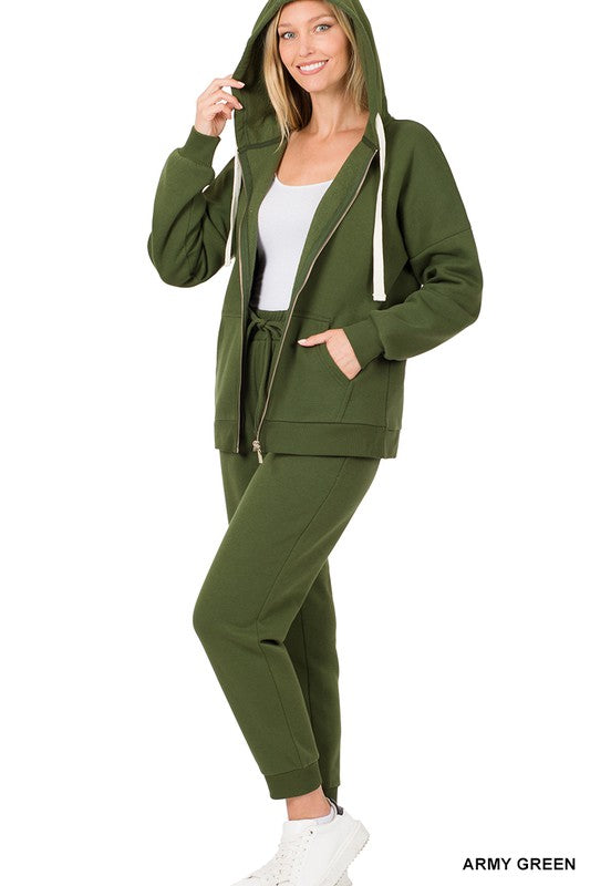 Zenana Zipper Hoodie & Joggers set-ZENANA-[option4]-[option5]-[option6]-[option7]-[option8]-Shop-Boutique-Clothing-for-Women-Online