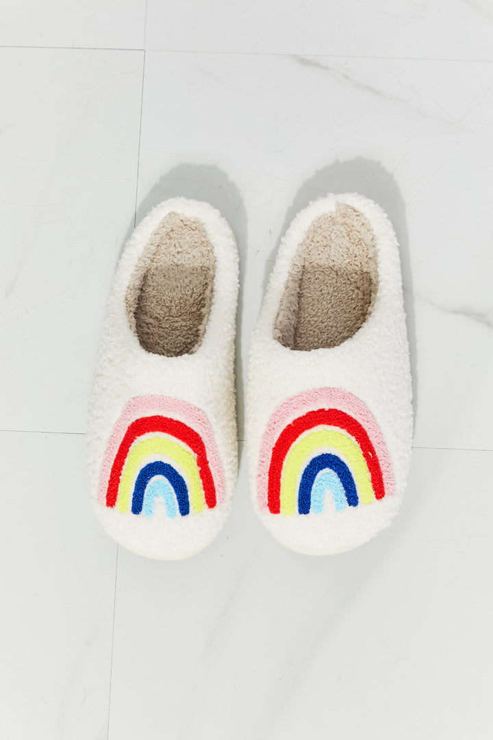 Rainbow Plush Slippers-Trendsi-[option4]-[option5]-[option6]-[option7]-[option8]-Shop-Boutique-Clothing-for-Women-Online