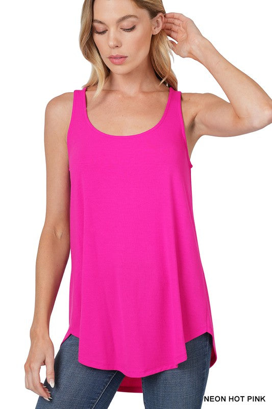 Zenana Round Neck Relaxed Fit Tank-ZENANA-[option4]-[option5]-[option6]-[option7]-[option8]-Shop-Boutique-Clothing-for-Women-Online