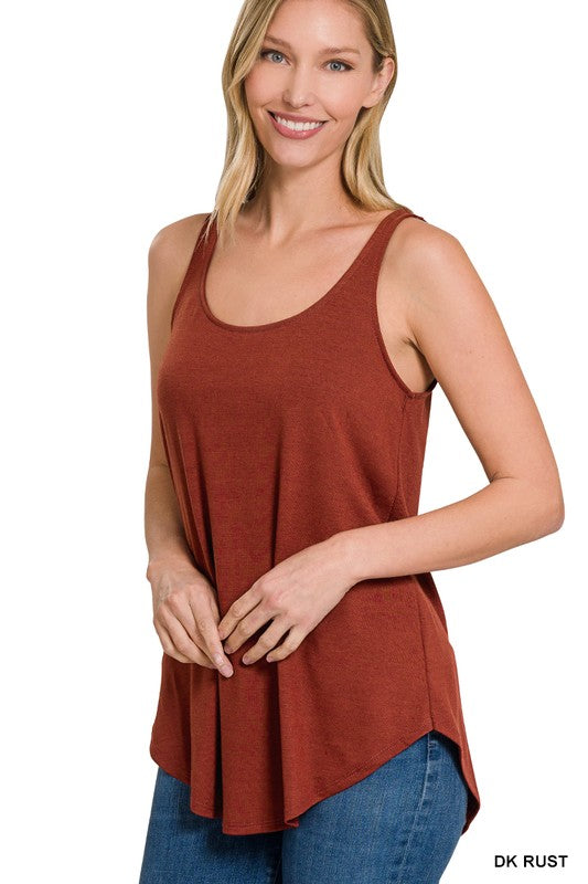 Zenana Round Neck Relaxed Fit Tank-ZENANA-[option4]-[option5]-[option6]-[option7]-[option8]-Shop-Boutique-Clothing-for-Women-Online