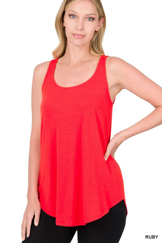 Zenana Round Neck Relaxed Fit Tank-ZENANA-[option4]-[option5]-[option6]-[option7]-[option8]-Shop-Boutique-Clothing-for-Women-Online