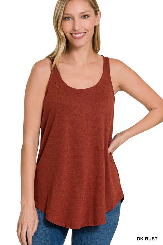 Zenana Round Neck Relaxed Fit Tank-ZENANA-[option4]-[option5]-[option6]-[option7]-[option8]-Shop-Boutique-Clothing-for-Women-Online