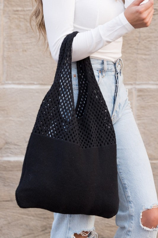 Soft Knit Hobo Bag-Aili's Corner-[option4]-[option5]-[option6]-[option7]-[option8]-Shop-Boutique-Clothing-for-Women-Online