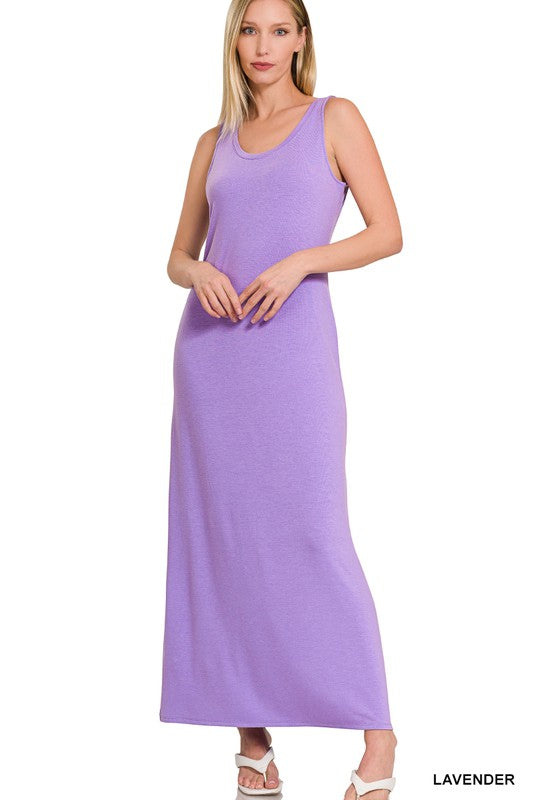 Zenana Sleeveless Flared Scoop Neck Maxi Dress-ZENANA-LAVENDER-S-[option4]-[option5]-[option6]-[option7]-[option8]-Shop-Boutique-Clothing-for-Women-Online