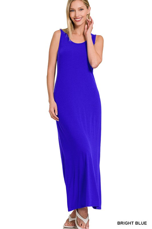 Zenana Sleeveless Flared Scoop Neck Maxi Dress-ZENANA-BRIGHT BLUE-S-[option4]-[option5]-[option6]-[option7]-[option8]-Shop-Boutique-Clothing-for-Women-Online
