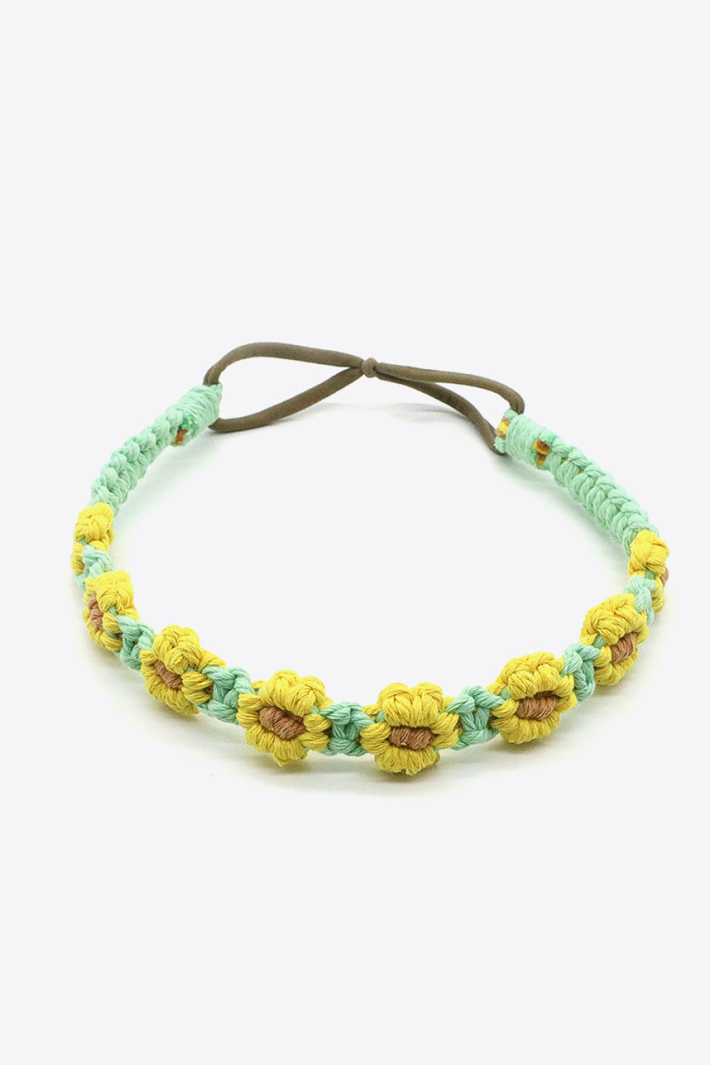 Assorted 2-Pack In My Circle Daisy Macrame Headband-Trendsi-Banana Yellow-One Size-[option4]-[option5]-[option6]-[option7]-[option8]-Shop-Boutique-Clothing-for-Women-Online