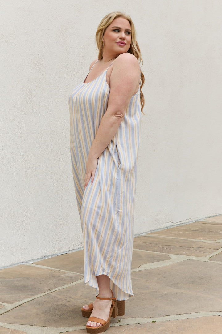 HEYSON Multi Colored Striped Jumpsuit with Pockets-Trendsi-[option4]-[option5]-[option6]-[option7]-[option8]-Shop-Boutique-Clothing-for-Women-Online