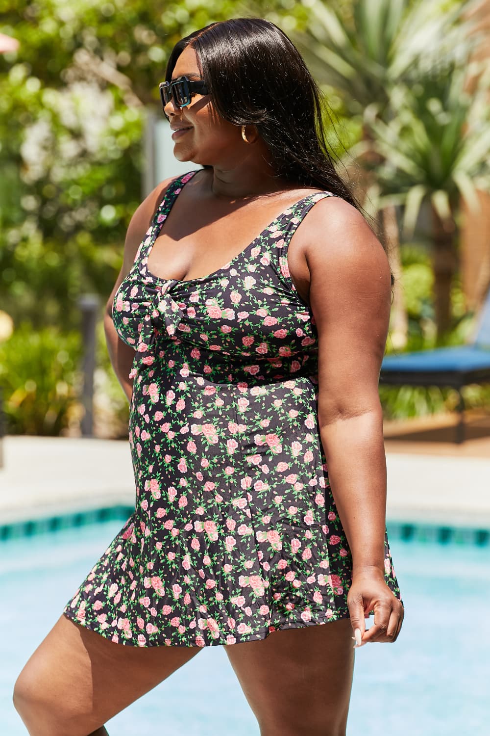 Marina West Swim Full Size Clear Waters Swim Dress in Black Roses-Trendsi-[option4]-[option5]-[option6]-[option7]-[option8]-Shop-Boutique-Clothing-for-Women-Online