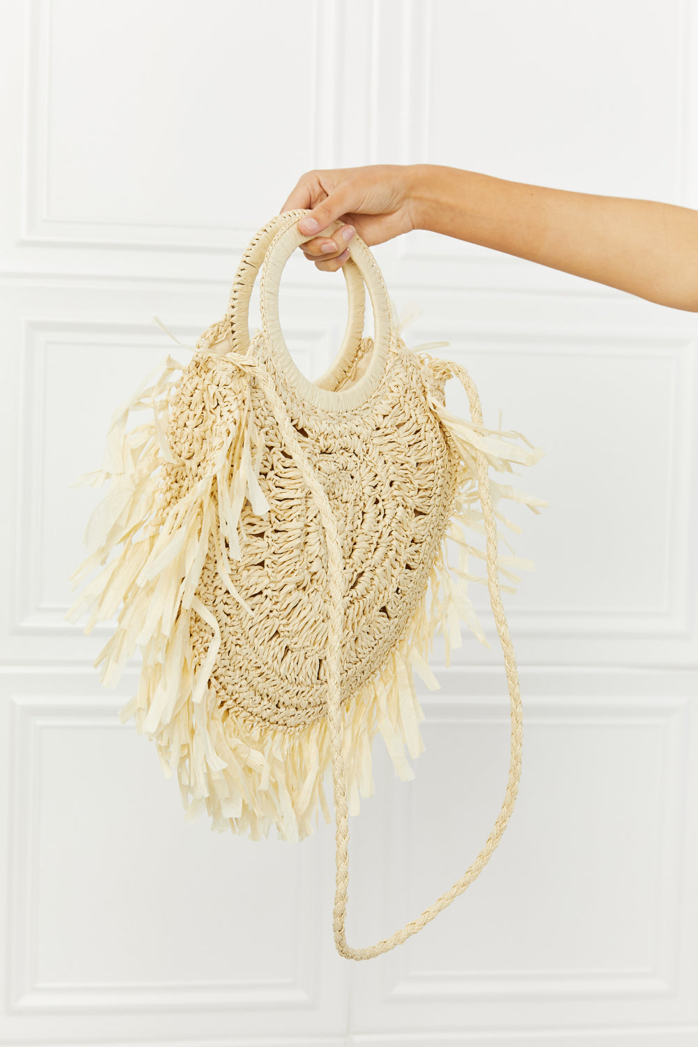 Fame Found My Paradise Straw Handbag-Trendsi-Ivory-One Size-[option4]-[option5]-[option6]-[option7]-[option8]-Shop-Boutique-Clothing-for-Women-Online