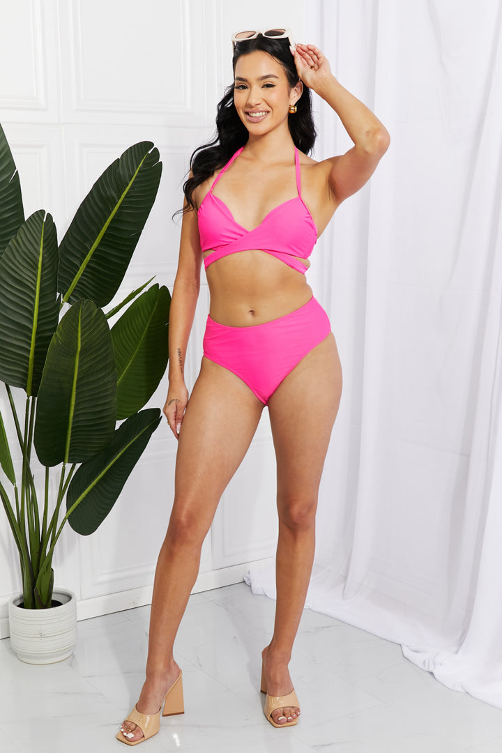 Marina West Swim Summer Splash Halter Bikini Set in Pink-Trendsi-[option4]-[option5]-[option6]-[option7]-[option8]-Shop-Boutique-Clothing-for-Women-Online