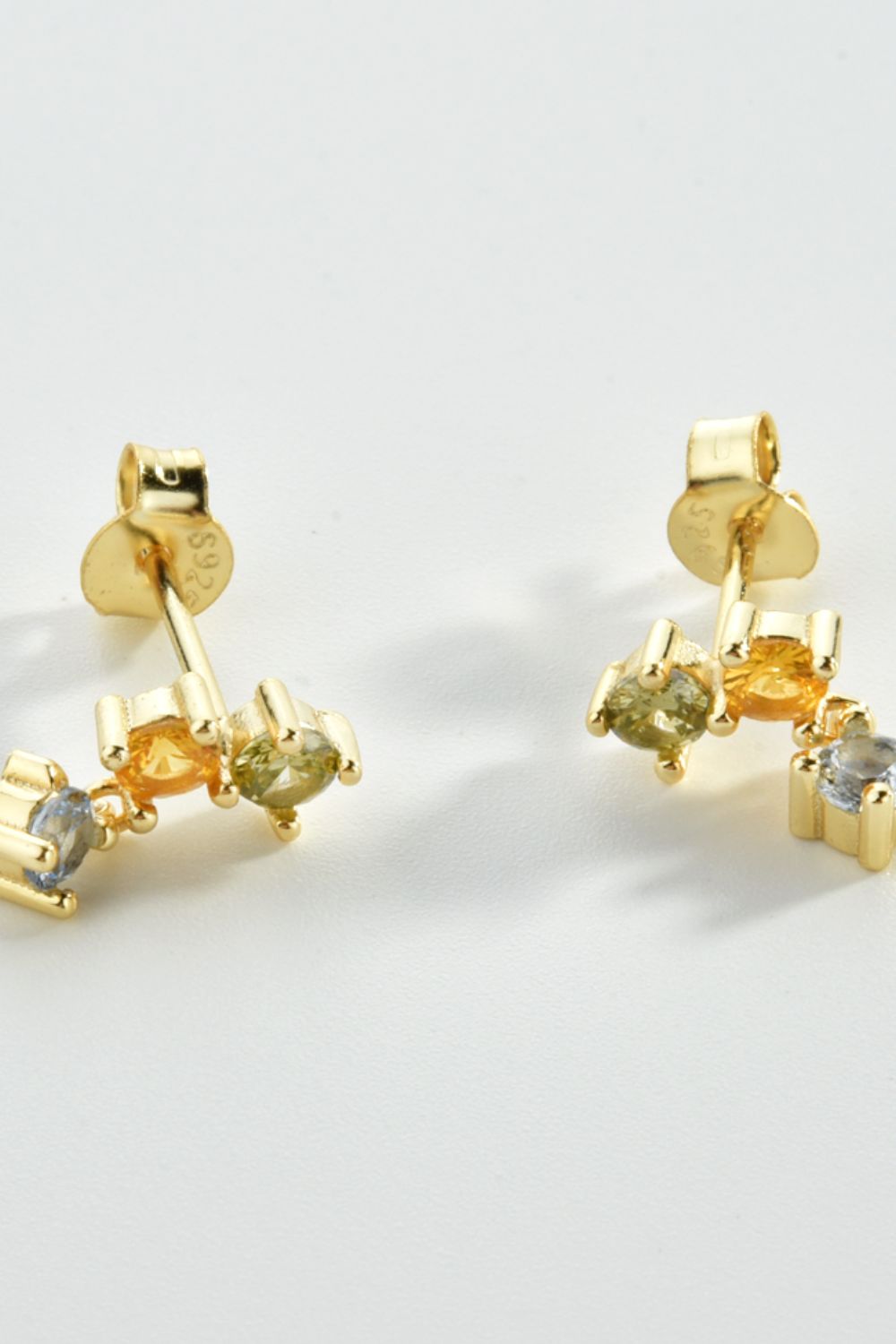 Zircon 925 Sterling Silver Earrings-Trendsi-Gold-One Size-[option4]-[option5]-[option6]-[option7]-[option8]-Shop-Boutique-Clothing-for-Women-Online