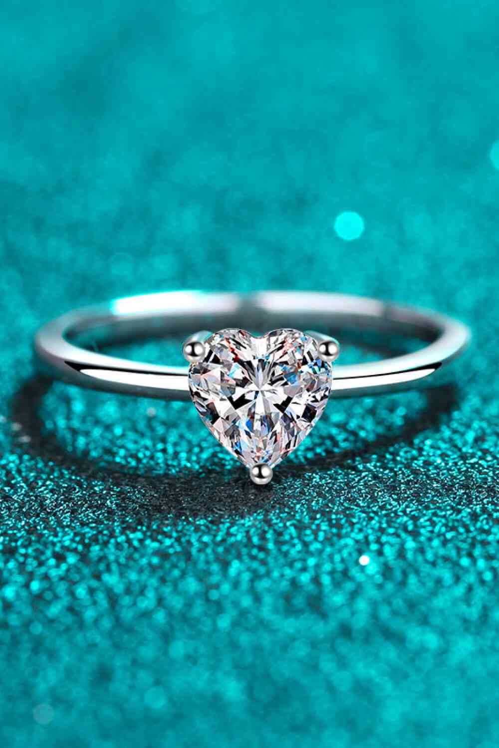 925 Sterling Silver Heart-Shaped Moissanite Solitaire Ring-Trendsi-Silver-5-[option4]-[option5]-[option6]-[option7]-[option8]-Shop-Boutique-Clothing-for-Women-Online