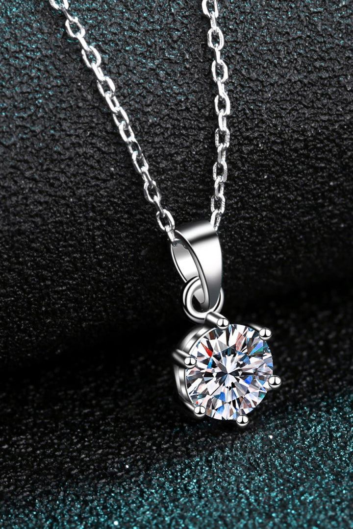 Get What You Need Moissanite Pendant Necklace-Trendsi-Silver-One Size-[option4]-[option5]-[option6]-[option7]-[option8]-Shop-Boutique-Clothing-for-Women-Online