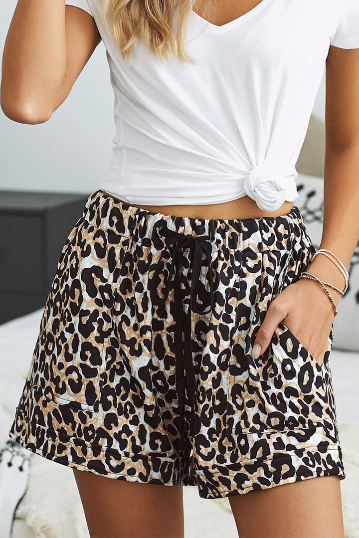 Leopard Drawstring Waist Shorts with Side Pockets-Trendsi-Leopard-S-[option4]-[option5]-[option6]-[option7]-[option8]-Shop-Boutique-Clothing-for-Women-Online